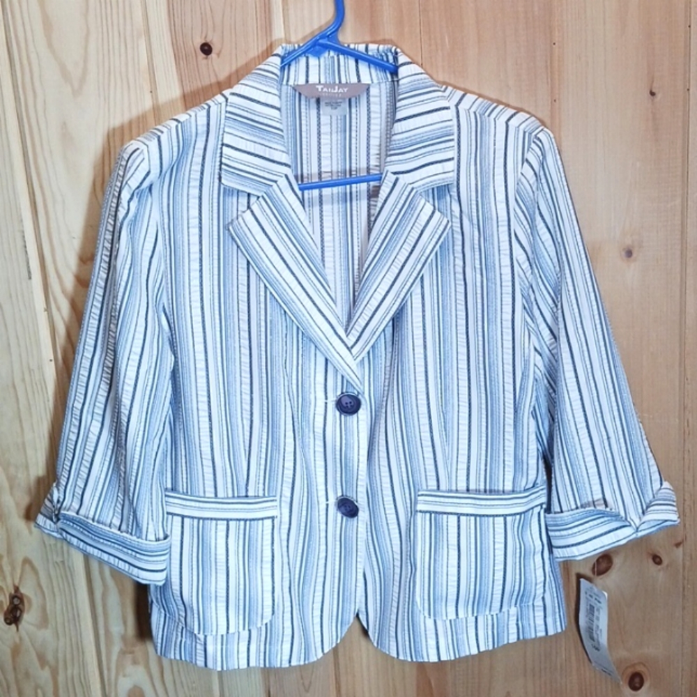 TanJay Jacket Top Petite NWT